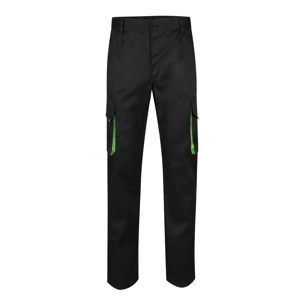 VL HYPNOS. Pantalon sergé, bicolore, multipoches (200g/m²), en coton (35%) et polyester (65%) 14