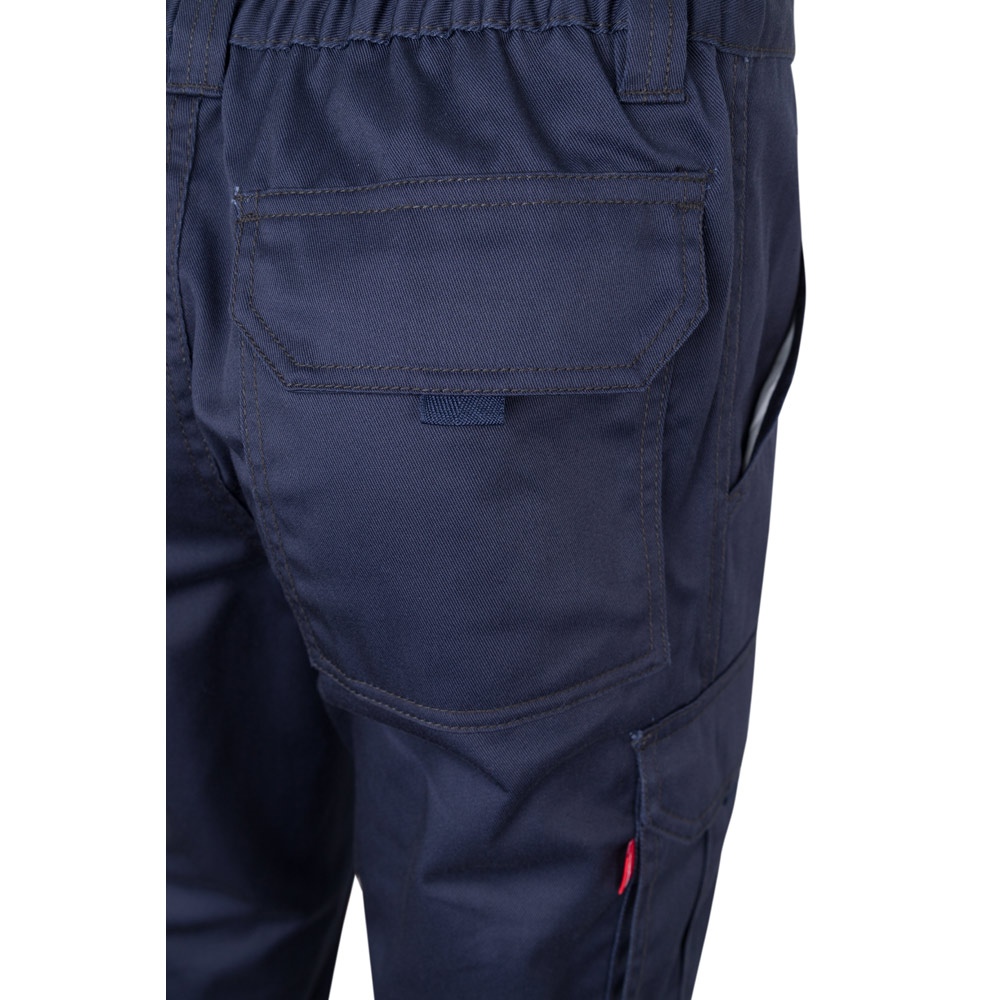 VL PAN. Pantalon stretch, multipoches (290g/m²), en coton (46%), EME (38%) et polyester (16%) 33