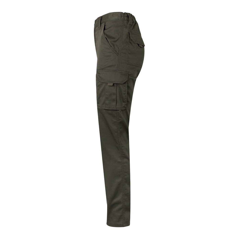 VL PAN. Pantalon stretch, multipoches (290g/m²), en coton (46%), EME (38%) et polyester (16%) 35