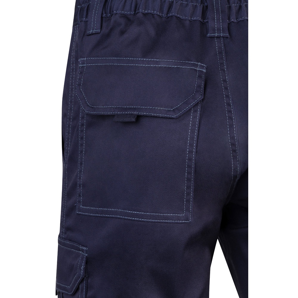 VL HEBE. Bermuda stretch, multipoches (240g/m²), en coton (46%), EME (38%) et polyester (16%) 17