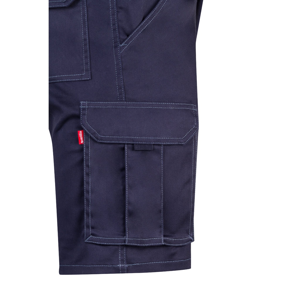 VL HEBE. Bermuda stretch, multipoches (240g/m²), en coton (46%), EME (38%) et polyester (16%) 16