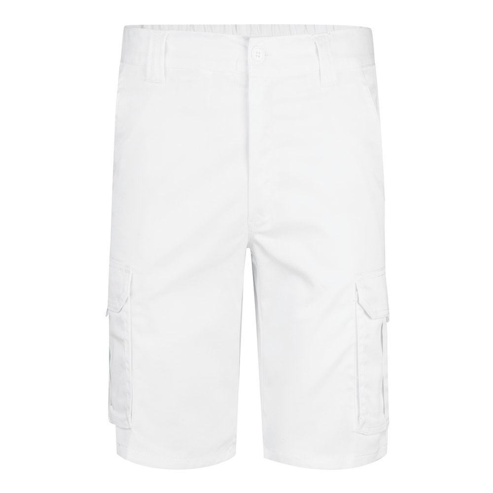 VL HEBE. Bermuda stretch, multipoches (240g/m²), en coton (46%), EME (38%) et polyester (16%) 4