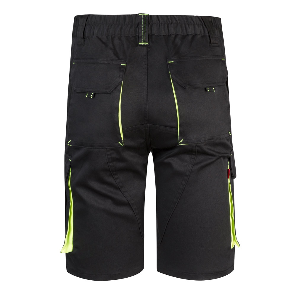 VL HEMERA. Bermuda stretch bicolore, multipoches (240g/m²), en coton (46%), EME (38%) et polyester (16%) 8