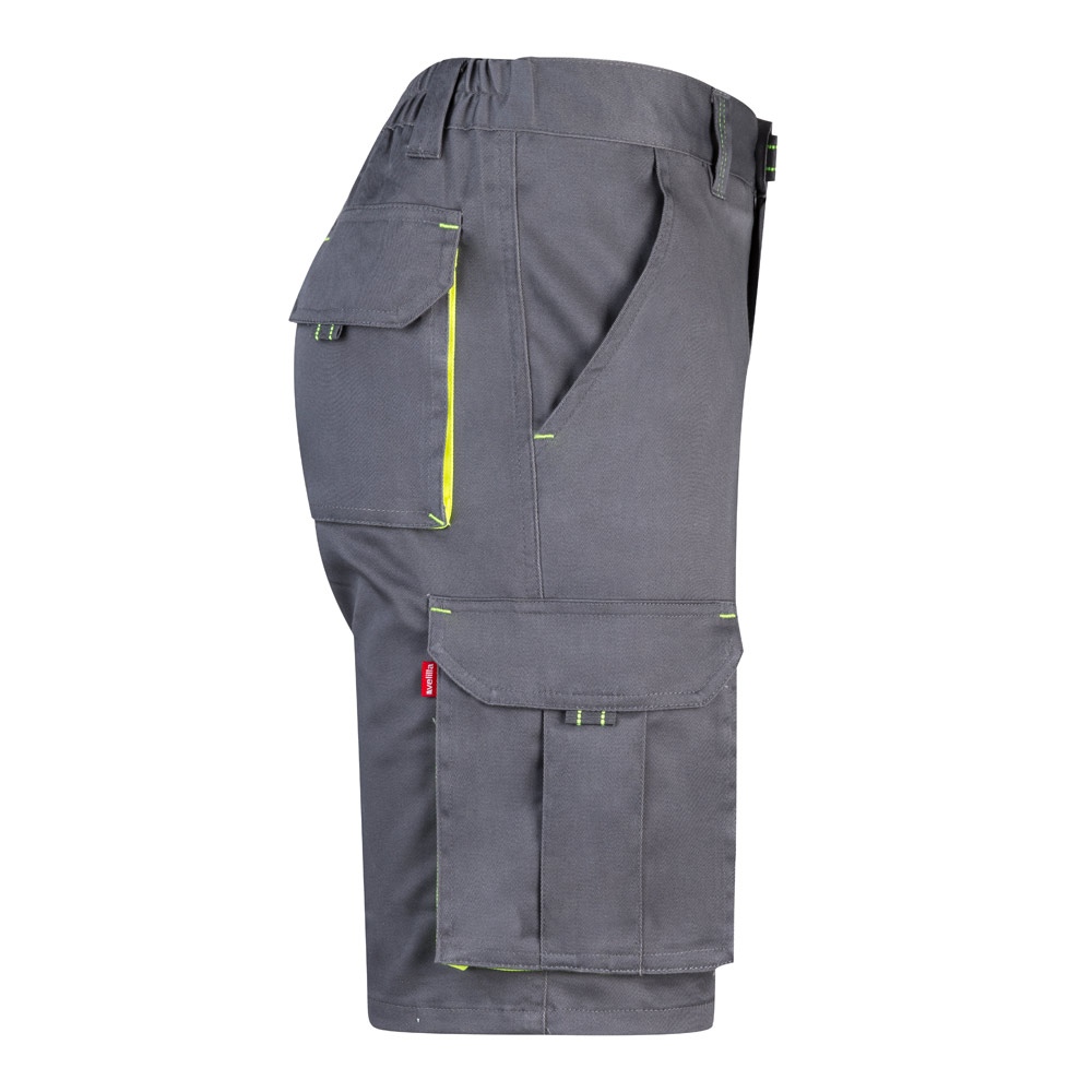 VL HEMERA. Bermuda stretch bicolore, multipoches (240g/m²), en coton (46%), EME (38%) et polyester (16%) 20