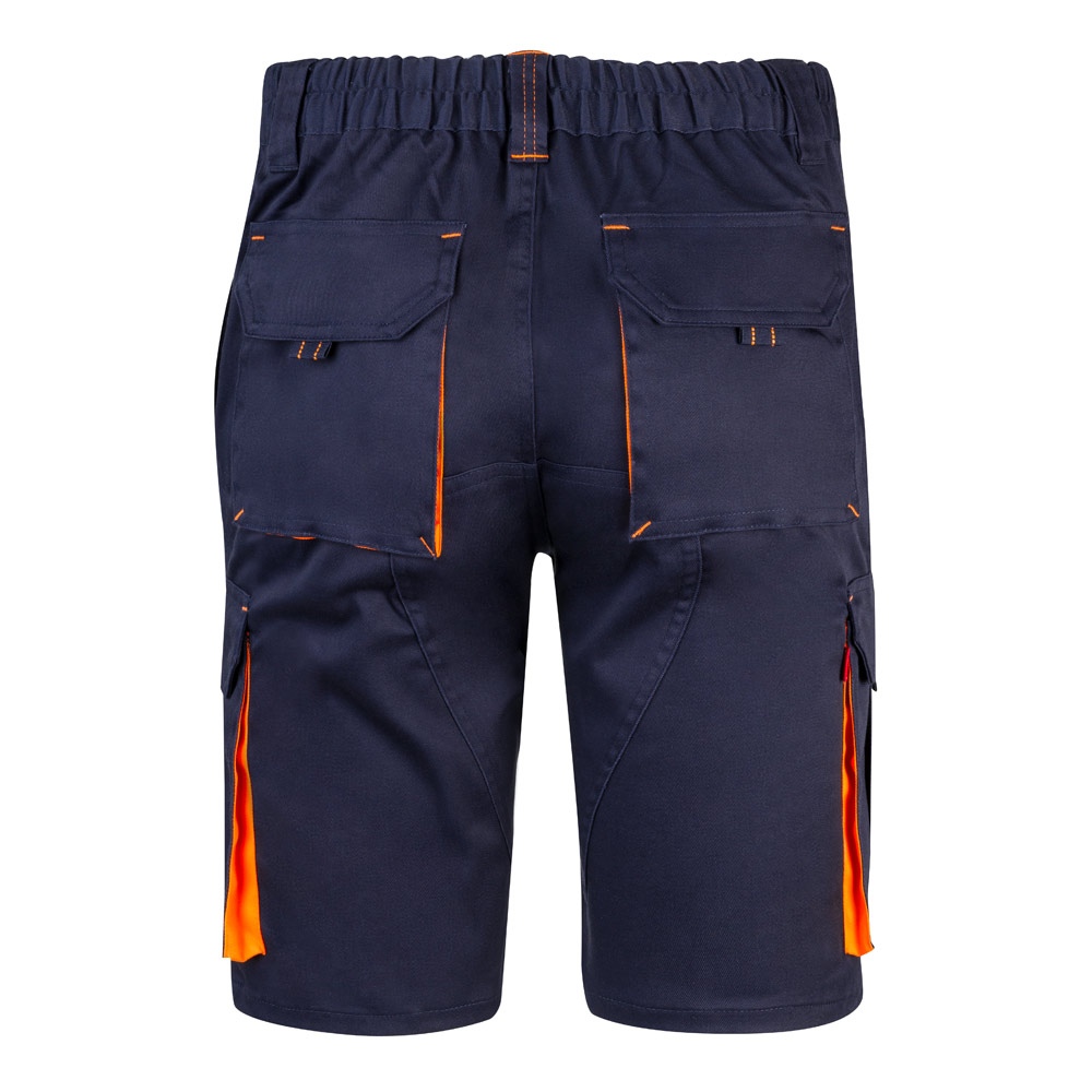 VL HEMERA. Bermuda stretch bicolore, multipoches (240g/m²), en coton (46%), EME (38%) et polyester (16%) 28