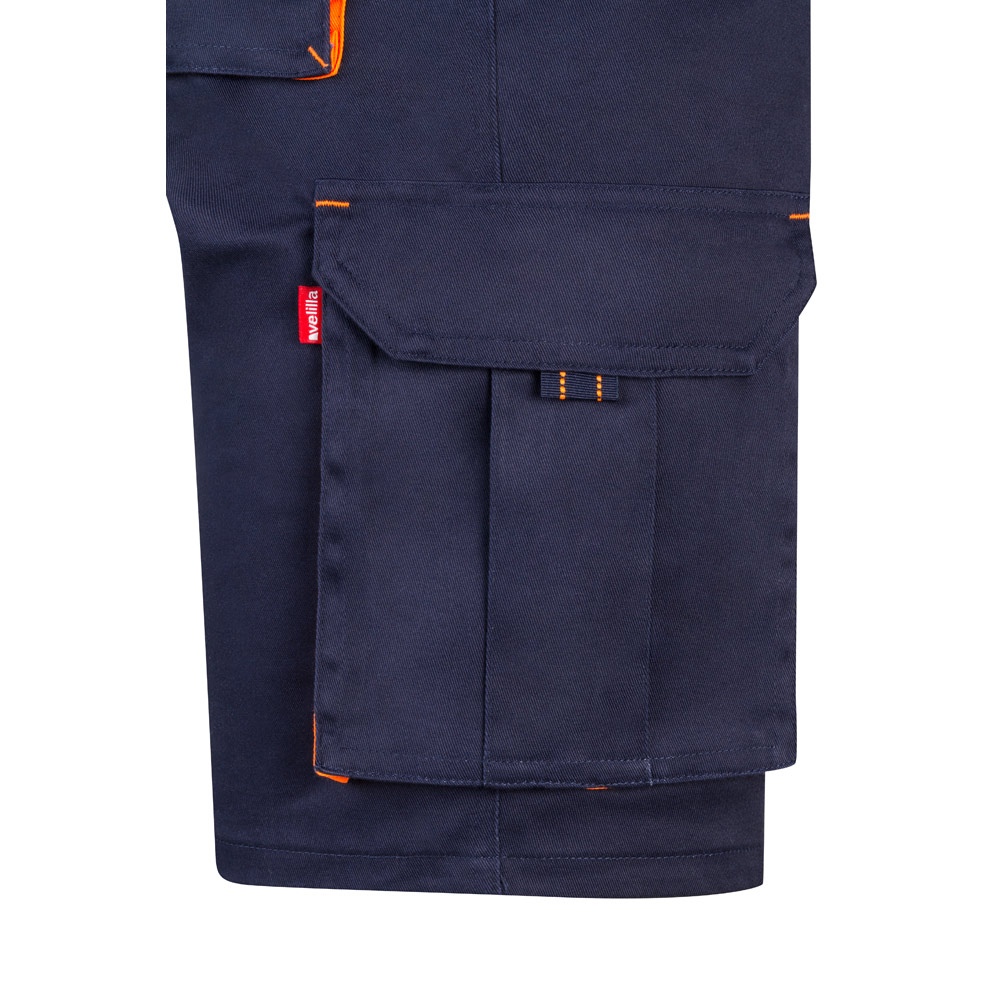 VL HEMERA. Bermuda stretch bicolore, multipoches (240g/m²), en coton (46%), EME (38%) et polyester (16%) 31