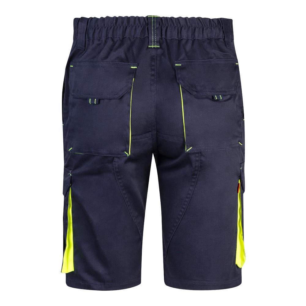 VL HEMERA. Bermuda stretch bicolore, multipoches (240g/m²), en coton (46%), EME (38%) et polyester (16%) 13