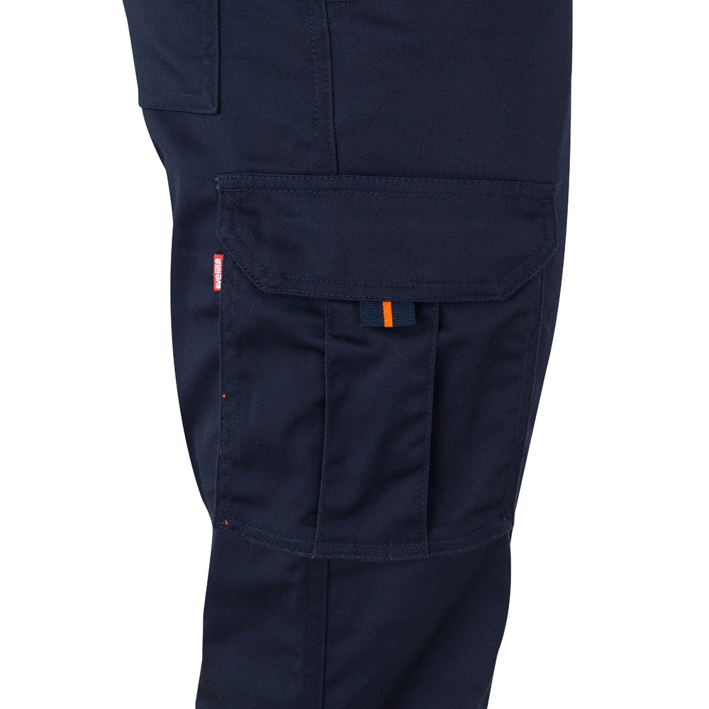 VL ZEUS LARGE. Pantalon stretch multipoches bicolore (240g/m²), en coton (46%), EME (38%) et polyester (16%) 24