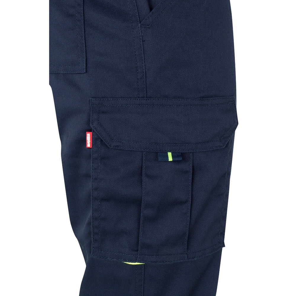 VL ZEUS LARGE. Pantalon stretch multipoches bicolore (240g/m²), en coton (46%), EME (38%) et polyester (16%) 9
