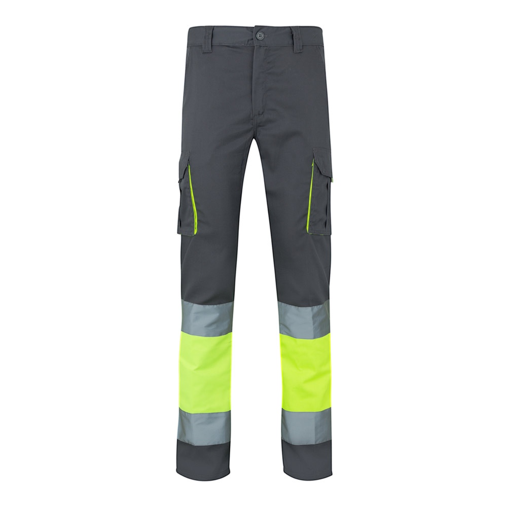 VL ZEUS LARGE. Pantalon stretch multipoches bicolore (240g/m²), en coton (46%), EME (38%) et polyester (16%) 3