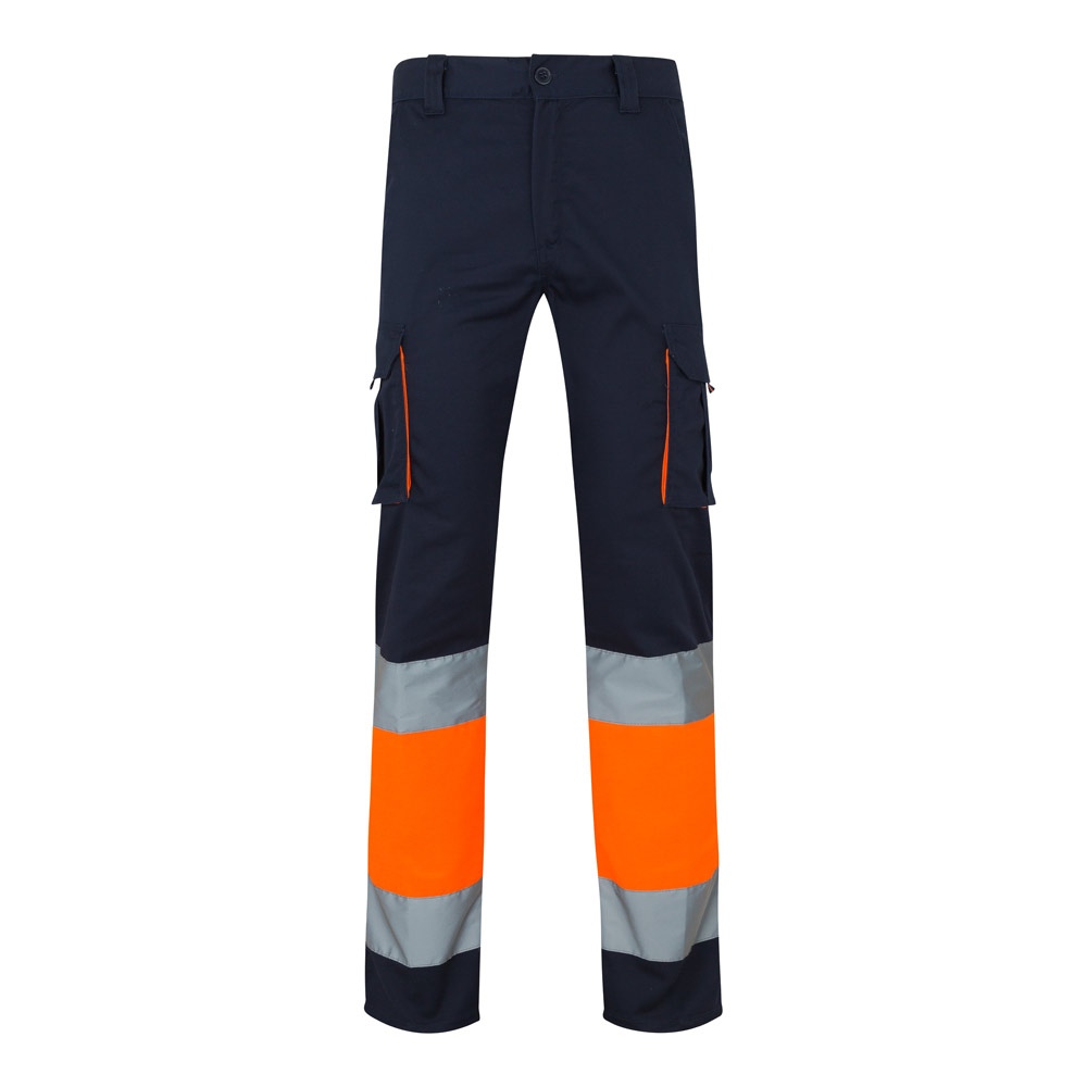 VL ZEUS LARGE. Pantalon stretch multipoches bicolore (240g/m²), en coton (46%), EME (38%) et polyester (16%) 5