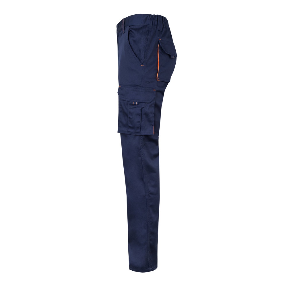 VL FIDES. Pantalon stretch bicolore, multipoches (240g/m²), en coton (46%), EME (38%) et polyester (16%) 26