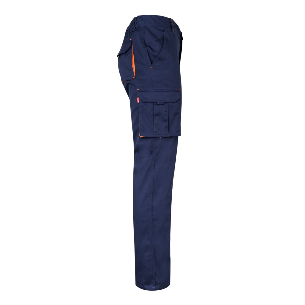 VL FIDES. Pantalon stretch bicolore, multipoches (240g/m²), en coton (46%), EME (38%) et polyester (16%) 27