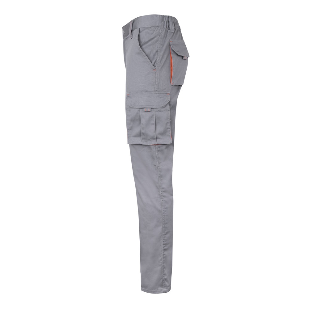 VL FIDES. Pantalon stretch bicolore, multipoches (240g/m²), en coton (46%), EME (38%) et polyester (16%) 31