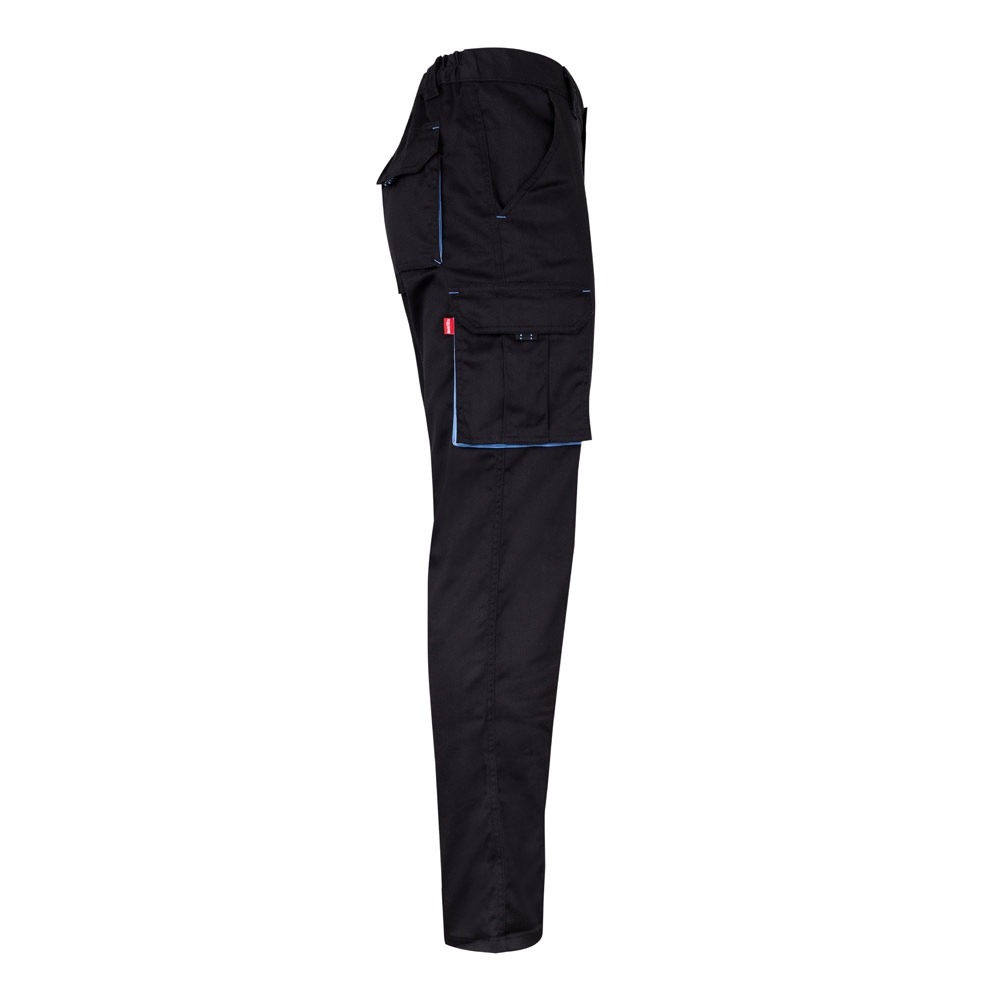 VL FIDES. Pantalon stretch bicolore, multipoches (240g/m²), en coton (46%), EME (38%) et polyester (16%) 37