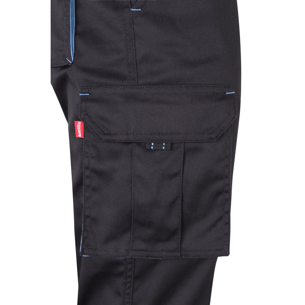VL FIDES. Pantalon stretch bicolore, multipoches (240g/m²), en coton (46%), EME (38%) et polyester (16%) 48