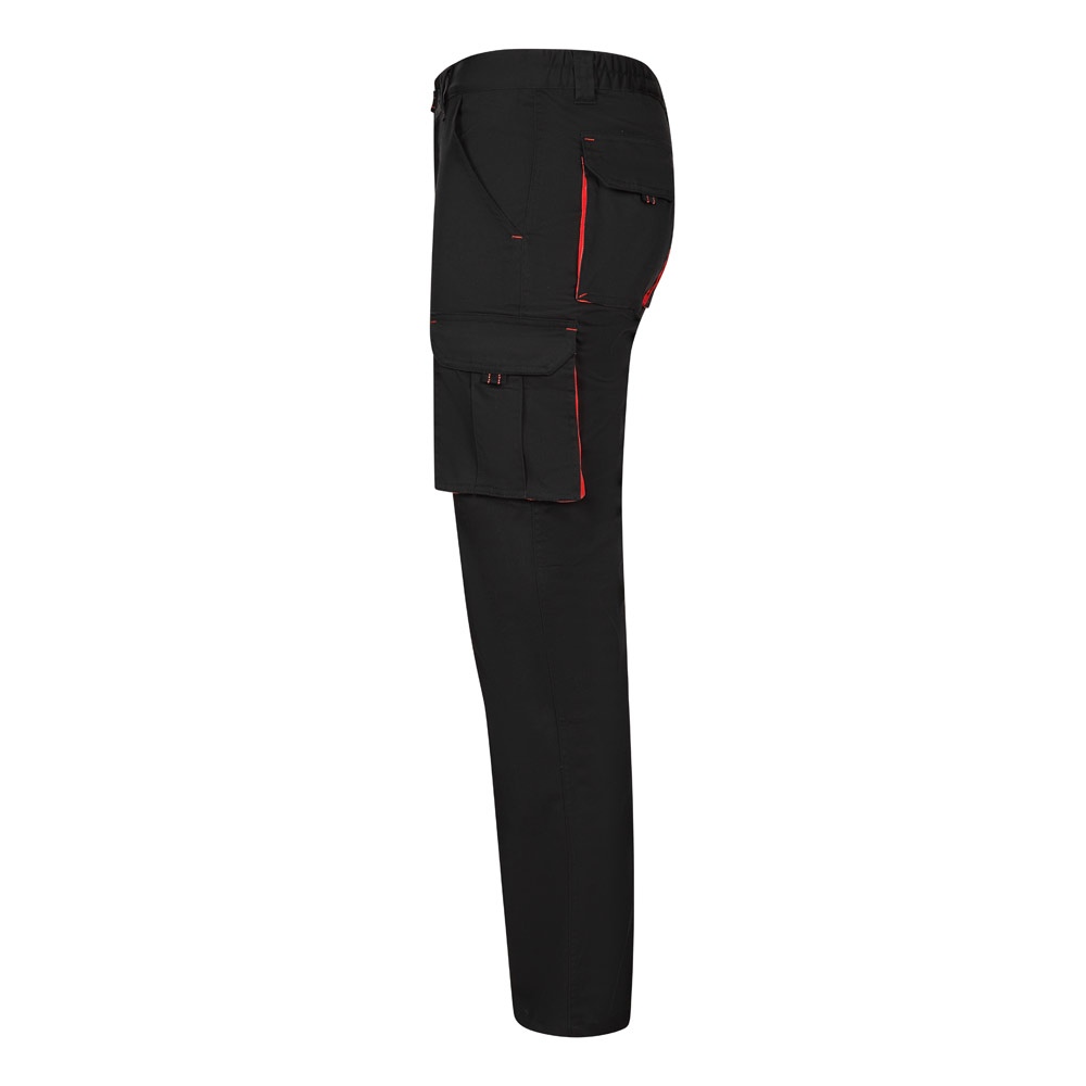 VL FIDES. Pantalon stretch bicolore, multipoches (240g/m²), en coton (46%), EME (38%) et polyester (16%) 51