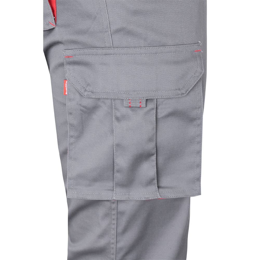 VL FIDES. Pantalon stretch bicolore, multipoches (240g/m²), en coton (46%), EME (38%) et polyester (16%) 57