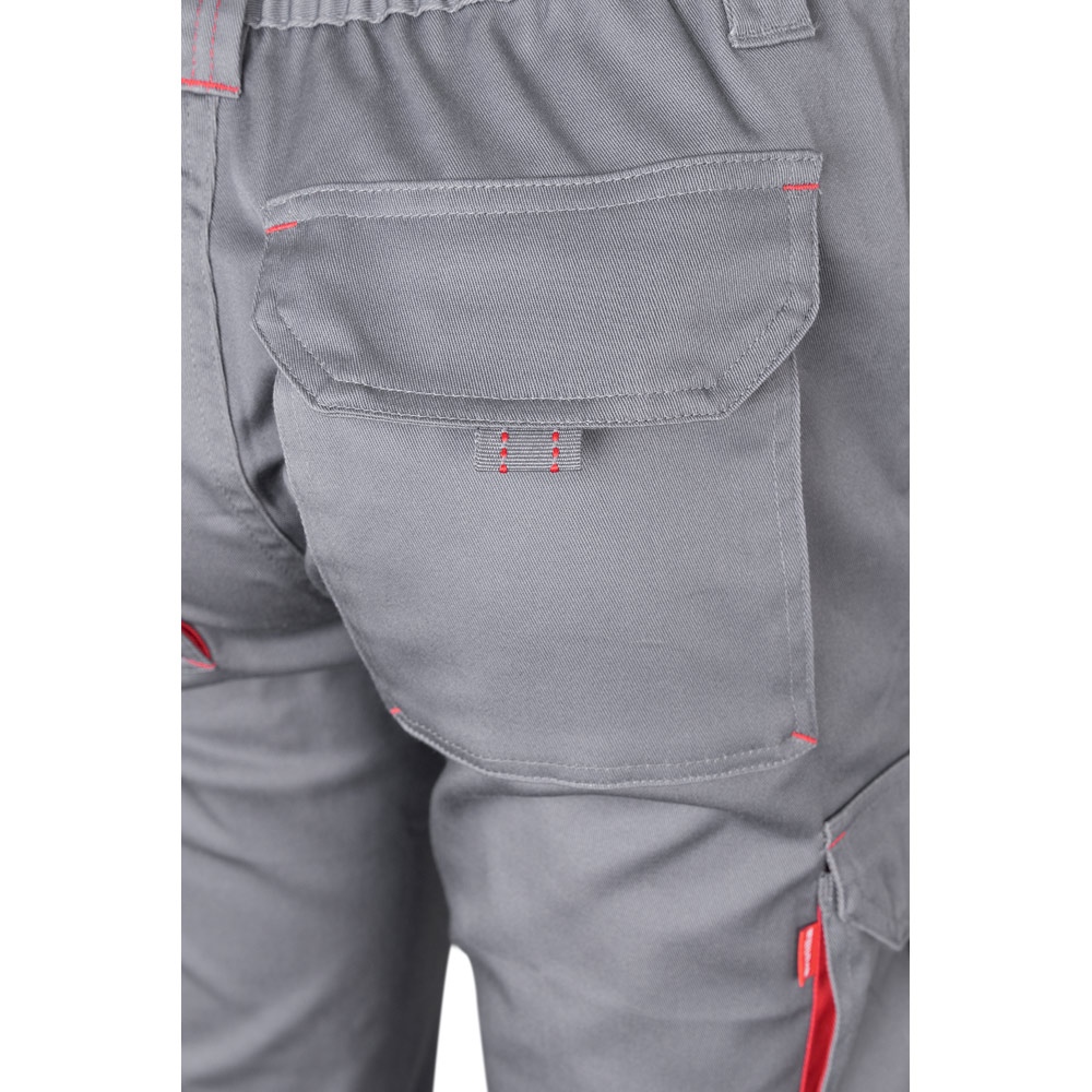 VL FIDES. Pantalon stretch bicolore, multipoches (240g/m²), en coton (46%), EME (38%) et polyester (16%) 58