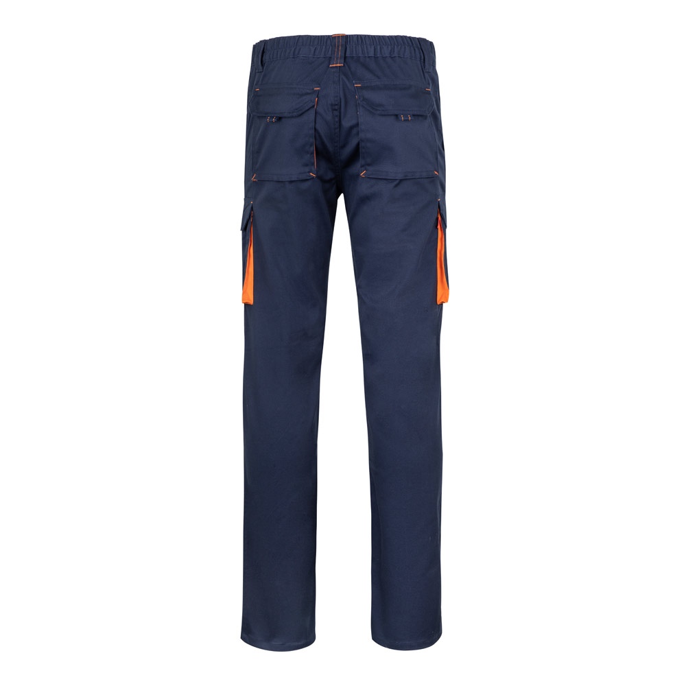 VL FIDES. Pantalon stretch bicolore, multipoches (240g/m²), en coton (46%), EME (38%) et polyester (16%) 25