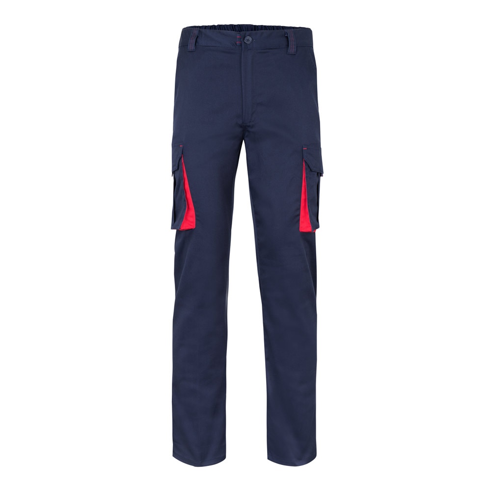 VL FIDES. Pantalon stretch bicolore, multipoches (240g/m²), en coton (46%), EME (38%) et polyester (16%) 9