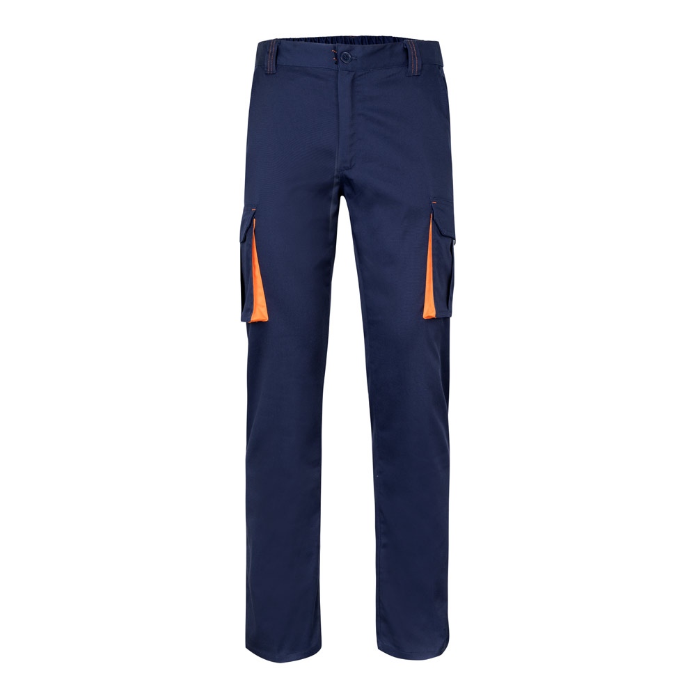 VL FIDES. Pantalon stretch bicolore, multipoches (240g/m²), en coton (46%), EME (38%) et polyester (16%) 6