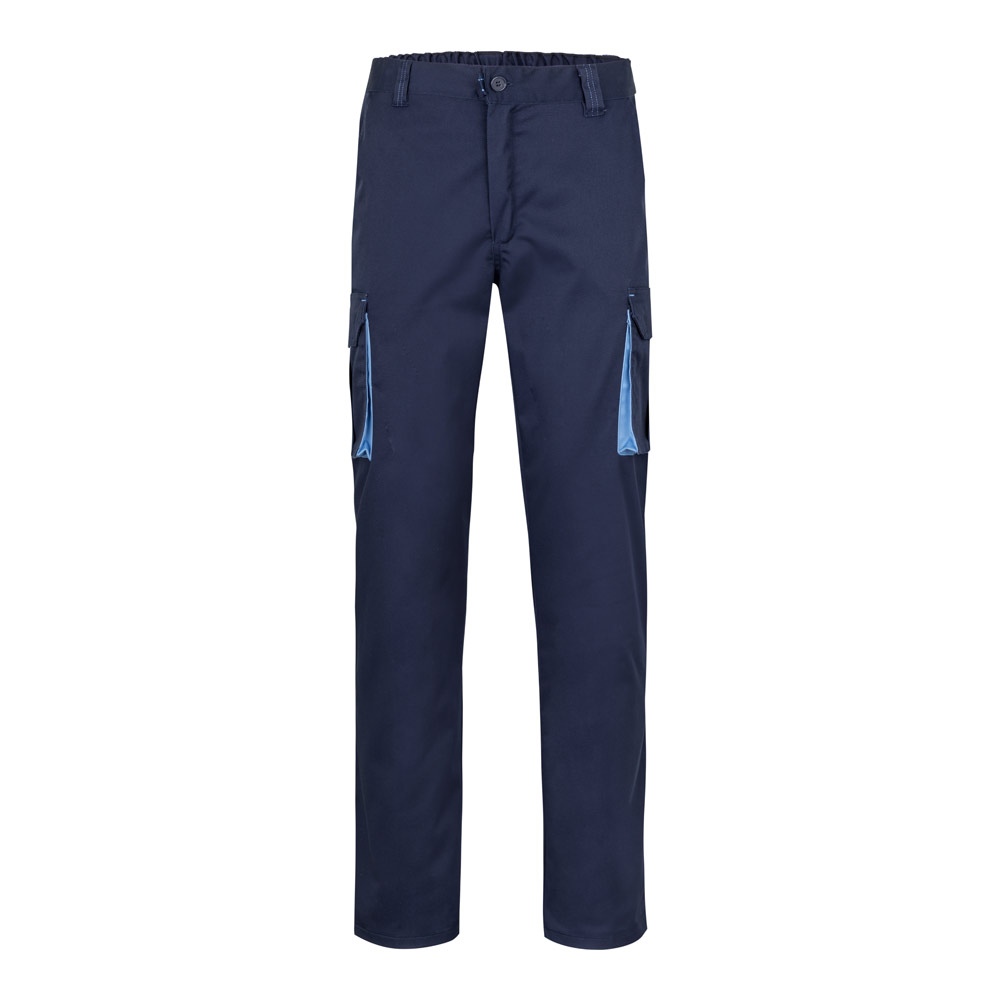 VL FIDES. Pantalon stretch bicolore, multipoches (240g/m²), en coton (46%), EME (38%) et polyester (16%) 15