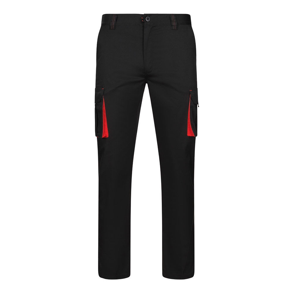 VL FIDES. Pantalon stretch bicolore, multipoches (240g/m²), en coton (46%), EME (38%) et polyester (16%) 11
