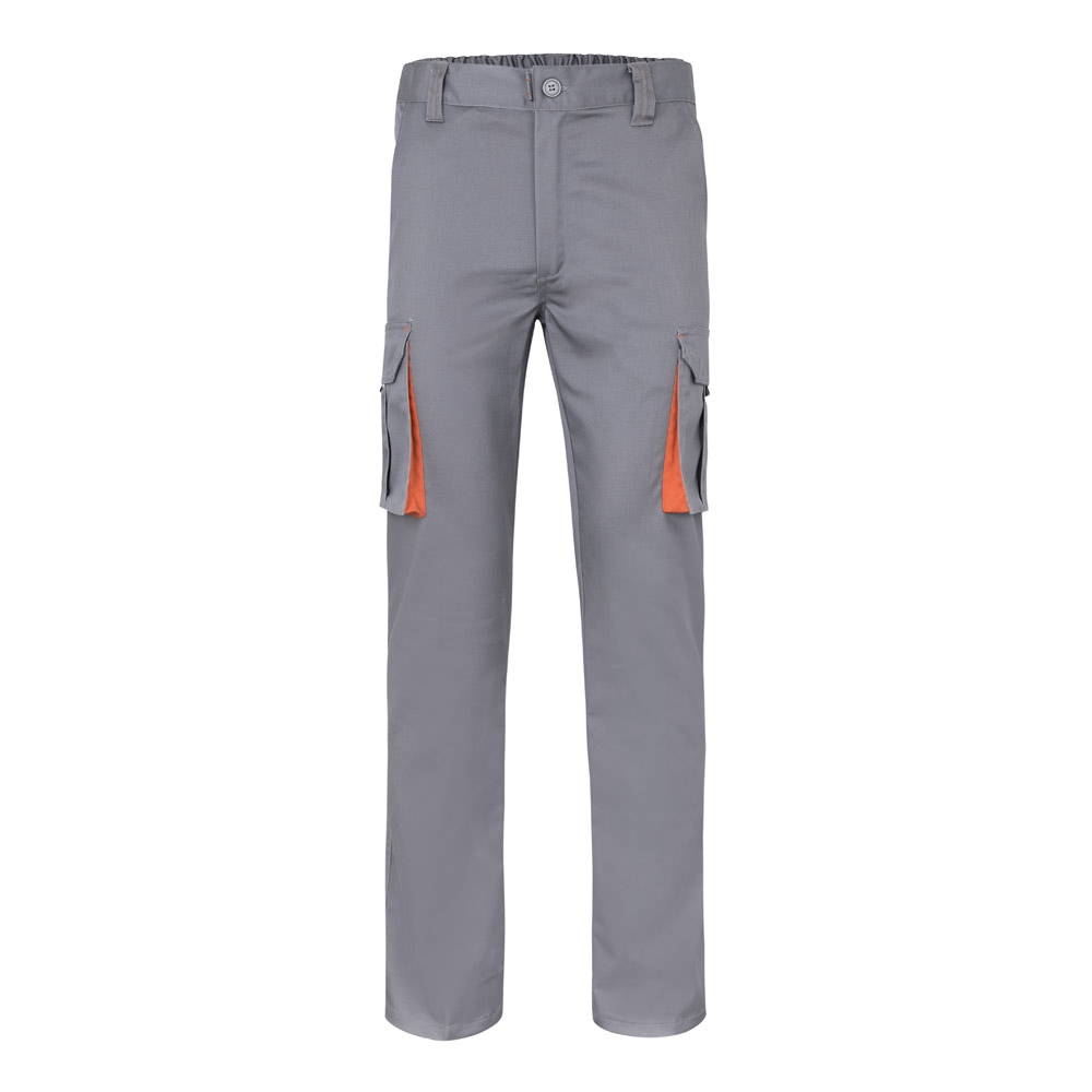 VL FIDES. Pantalon stretch bicolore, multipoches (240g/m²), en coton (46%), EME (38%) et polyester (16%) 7