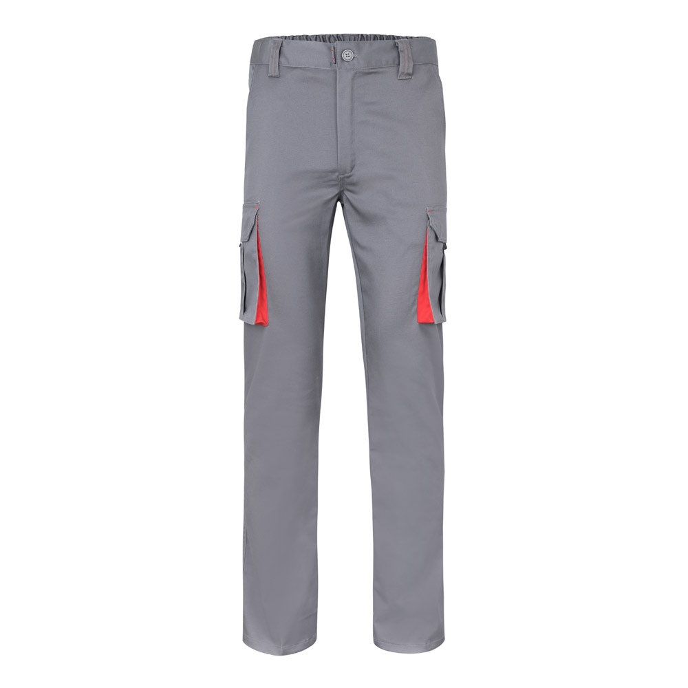 VL FIDES. Pantalon stretch bicolore, multipoches (240g/m²), en coton (46%), EME (38%) et polyester (16%) 13