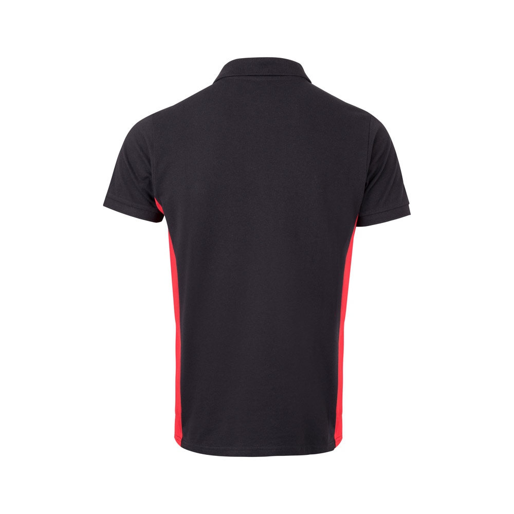 VL SUPAY. Polo piqué bicolore (180g/m²), manches courtes, en coton (60%) et polyester (40%) 35
