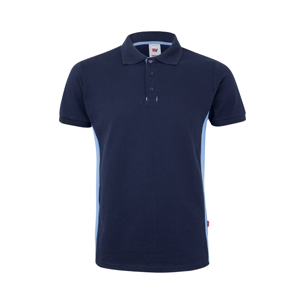 VL SUPAY. Polo piqué bicolore (180g/m²), manches courtes, en coton (60%) et polyester (40%) 15