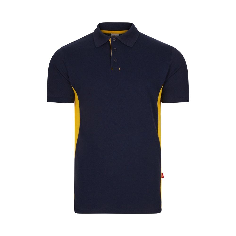VL SUPAY. Polo piqué bicolore (180g/m²), manches courtes, en coton (60%) et polyester (40%) 3