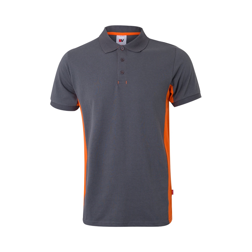 VL SUPAY. Polo piqué bicolore (180g/m²), manches courtes, en coton (60%) et polyester (40%) 7
