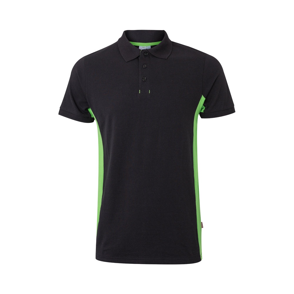 VL SUPAY. Polo piqué bicolore (180g/m²), manches courtes, en coton (60%) et polyester (40%) 14