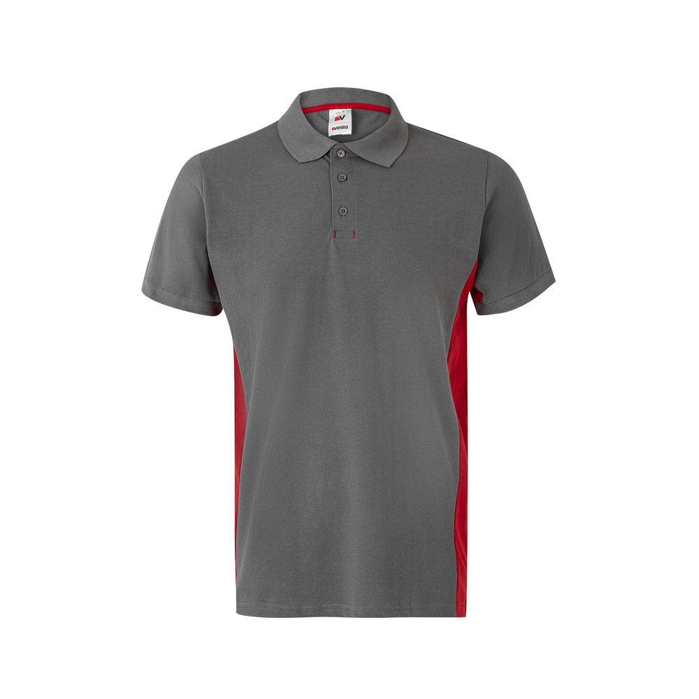 VL SUPAY. Polo piqué bicolore (180g/m²), manches courtes, en coton (60%) et polyester (40%) 13