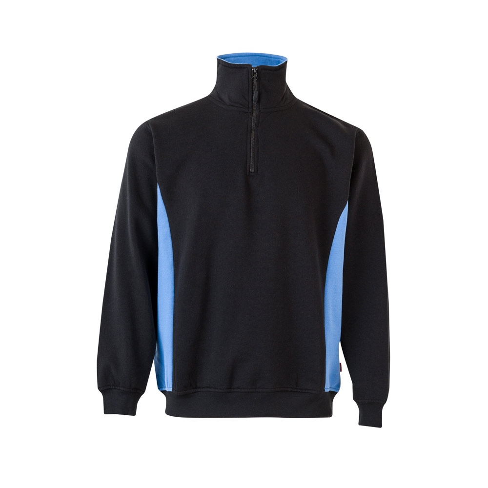 VL SVAROG. Sweat bicolore en éponge (260g/m²), en polyester (65%) et coton (35%) 8