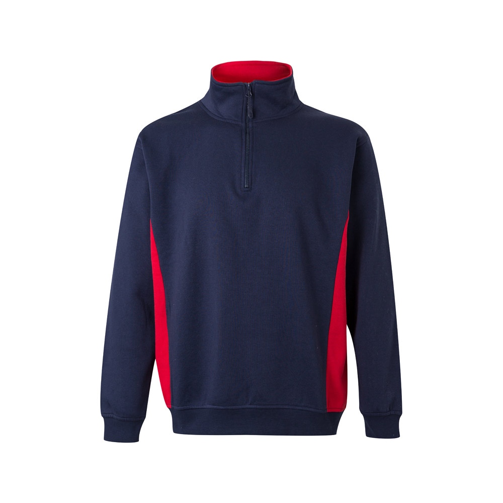 VL SVAROG. Sweat bicolore en éponge (260g/m²), en polyester (65%) et coton (35%) 9