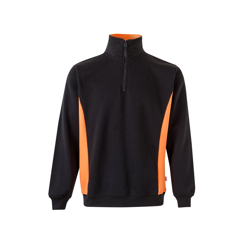 VL SVAROG. Sweat bicolore en éponge (260g/m²), en polyester (65%) et coton (35%) 5