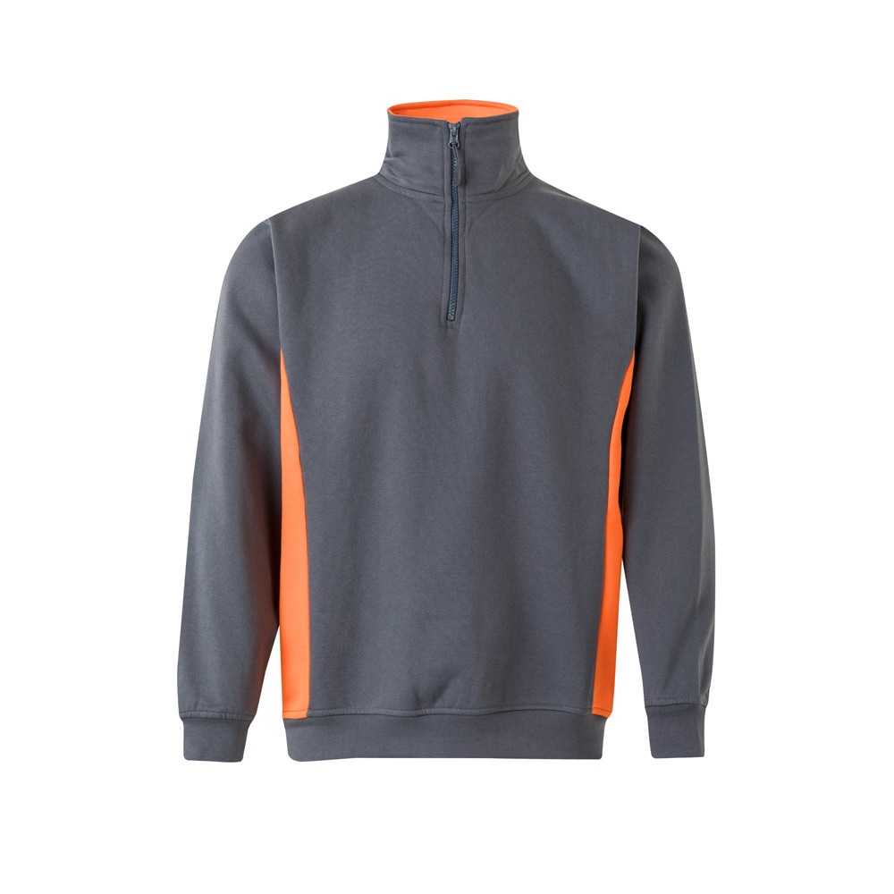 VL SVAROG. Sweat bicolore en éponge (260g/m²), en polyester (65%) et coton (35%) 7