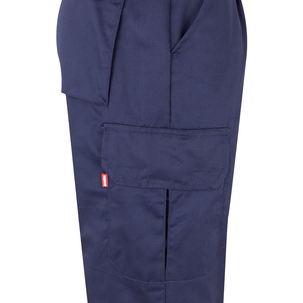 VL ATHENA. Pantalon bicolore en sergé (210g/m²), doublé, multi-poches, en coton (20%) et polyester (80%) 39