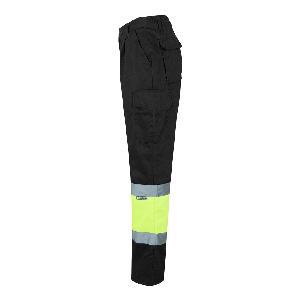 VL ATHENA. Pantalon bicolore en sergé (210g/m²), doublé, multi-poches, en coton (20%) et polyester (80%) 13