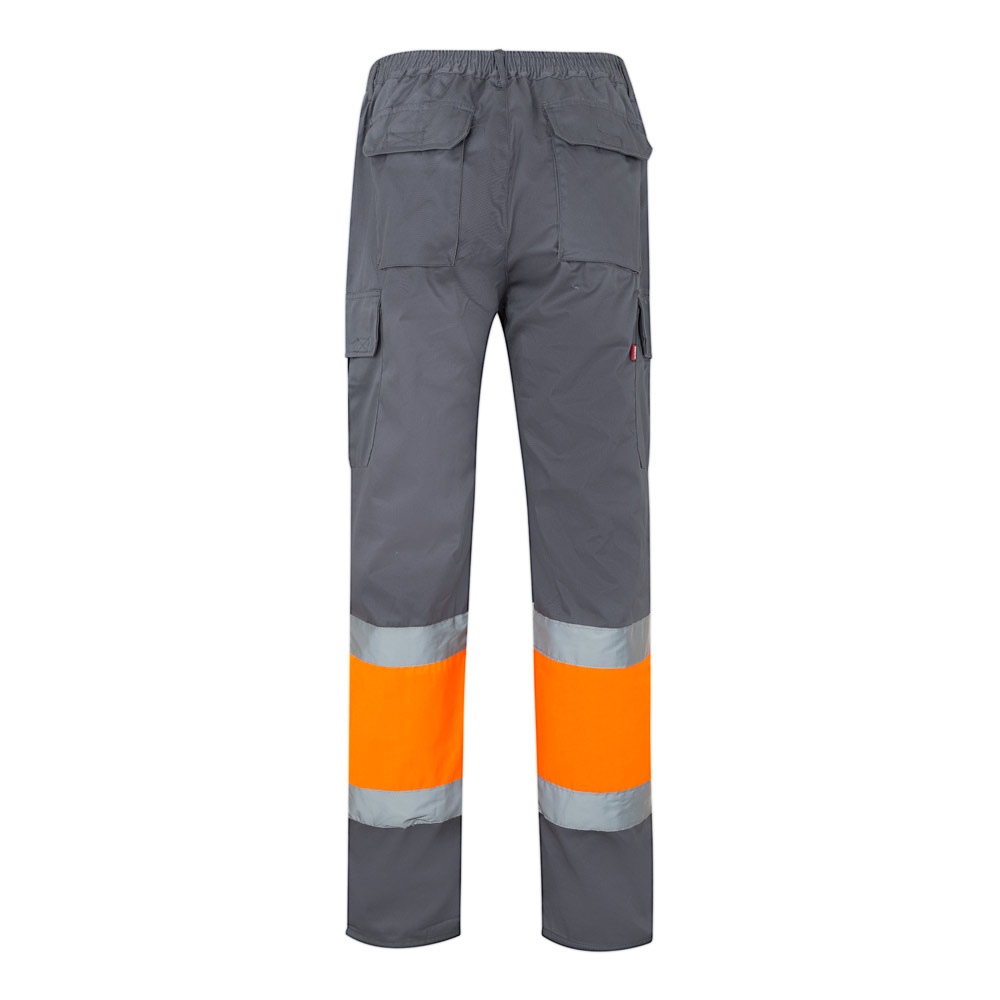 VL ATHENA. Pantalon bicolore en sergé (210g/m²), doublé, multi-poches, en coton (20%) et polyester (80%) 41