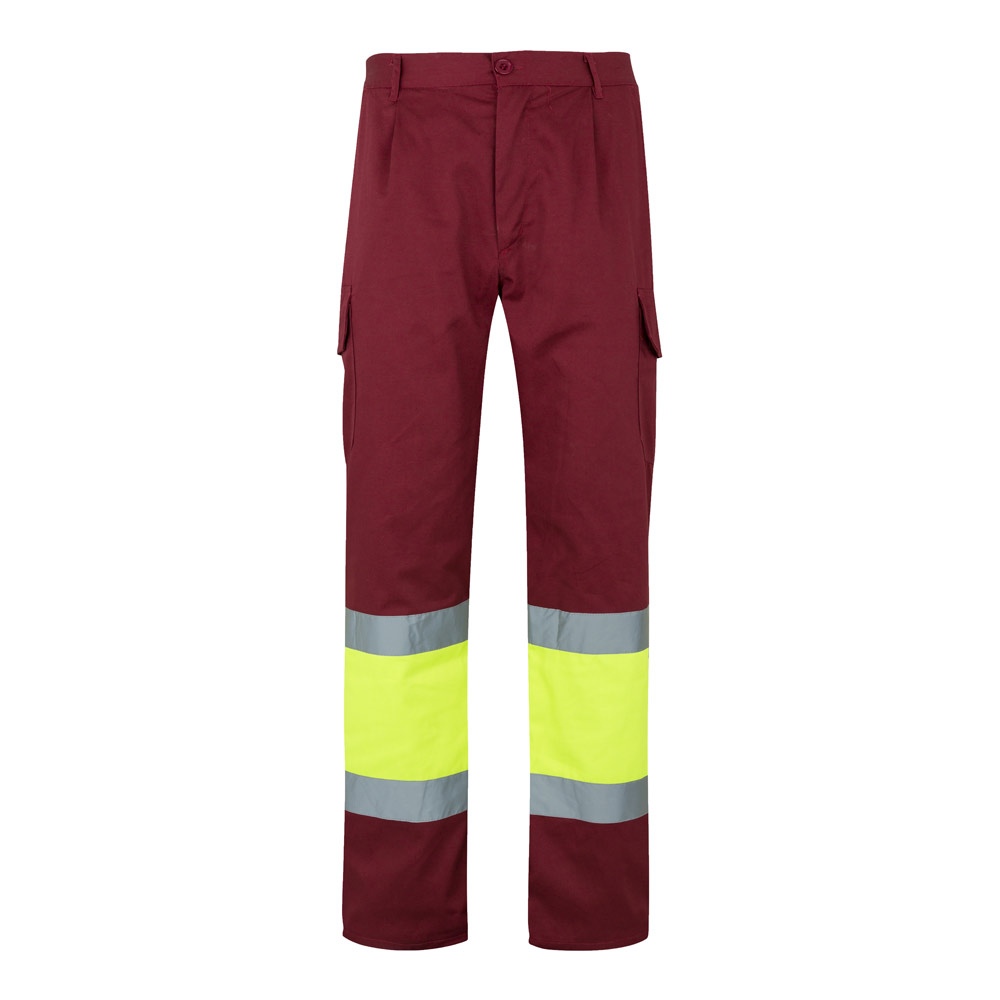 VL ATHENA. Pantalon bicolore en sergé (210g/m²), doublé, multi-poches, en coton (20%) et polyester (80%) 10