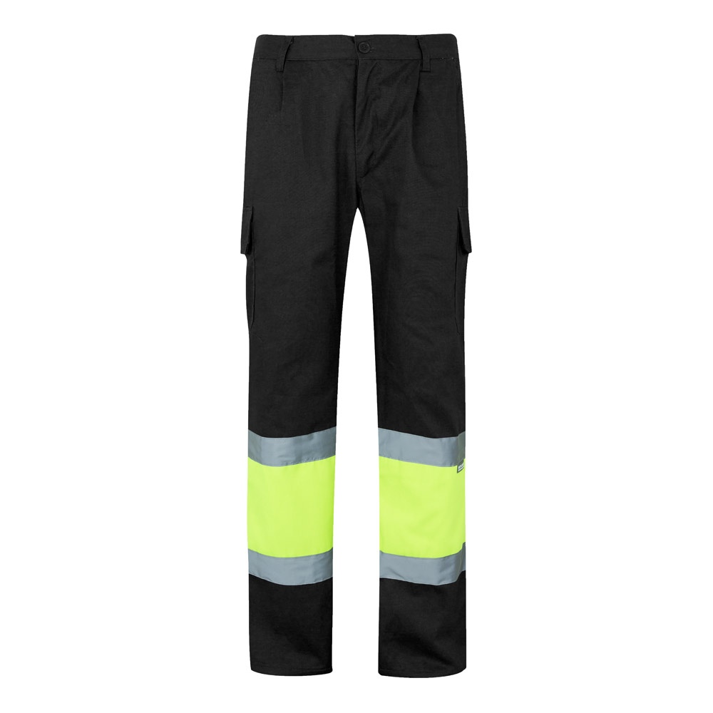 VL ATHENA. Pantalon bicolore en sergé (210g/m²), doublé, multi-poches, en coton (20%) et polyester (80%) 2