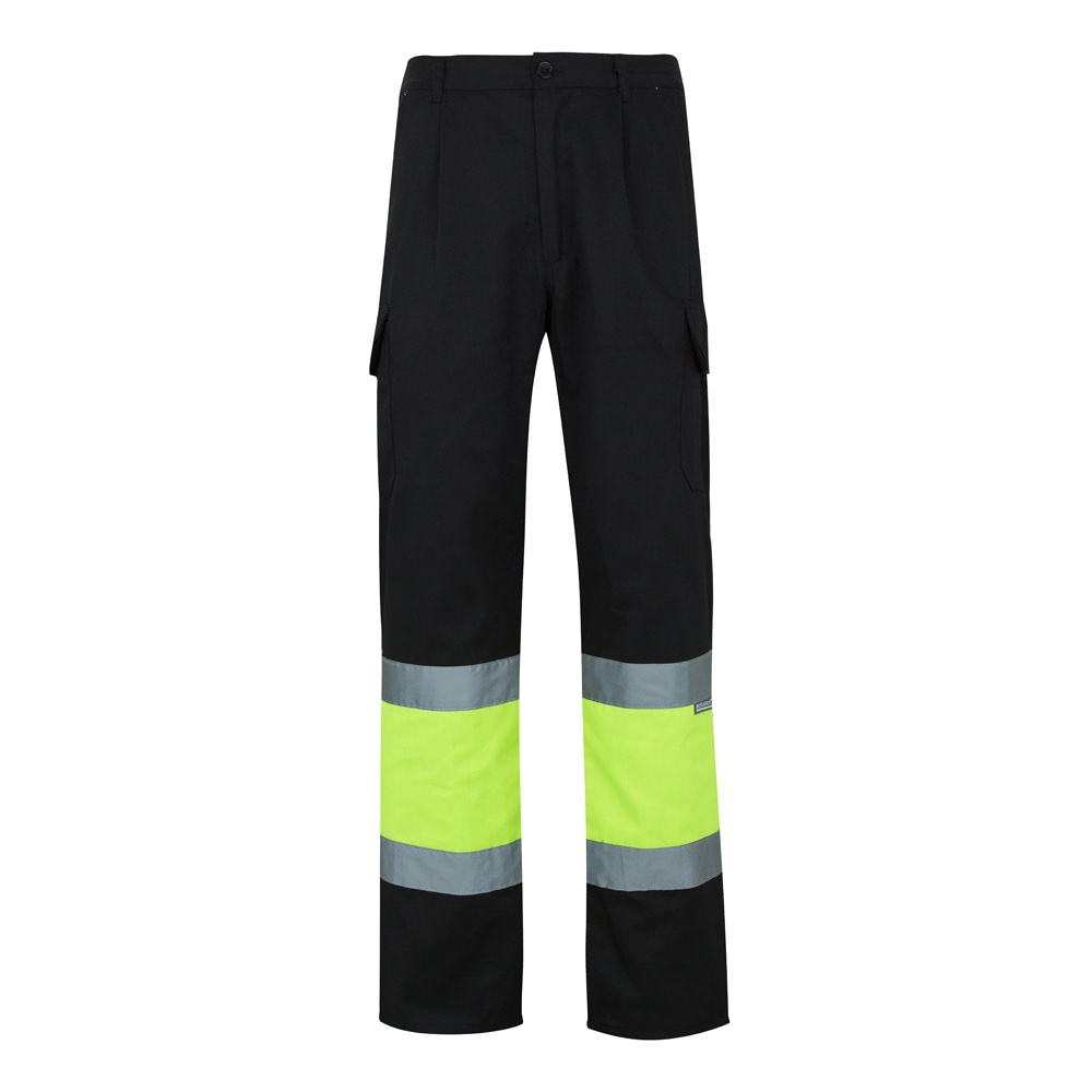 VL POSEIDON LARGE. Pantalon bicolore en sergé multipoches (210g/m²), en coton (20%) et polyester (80%) 2