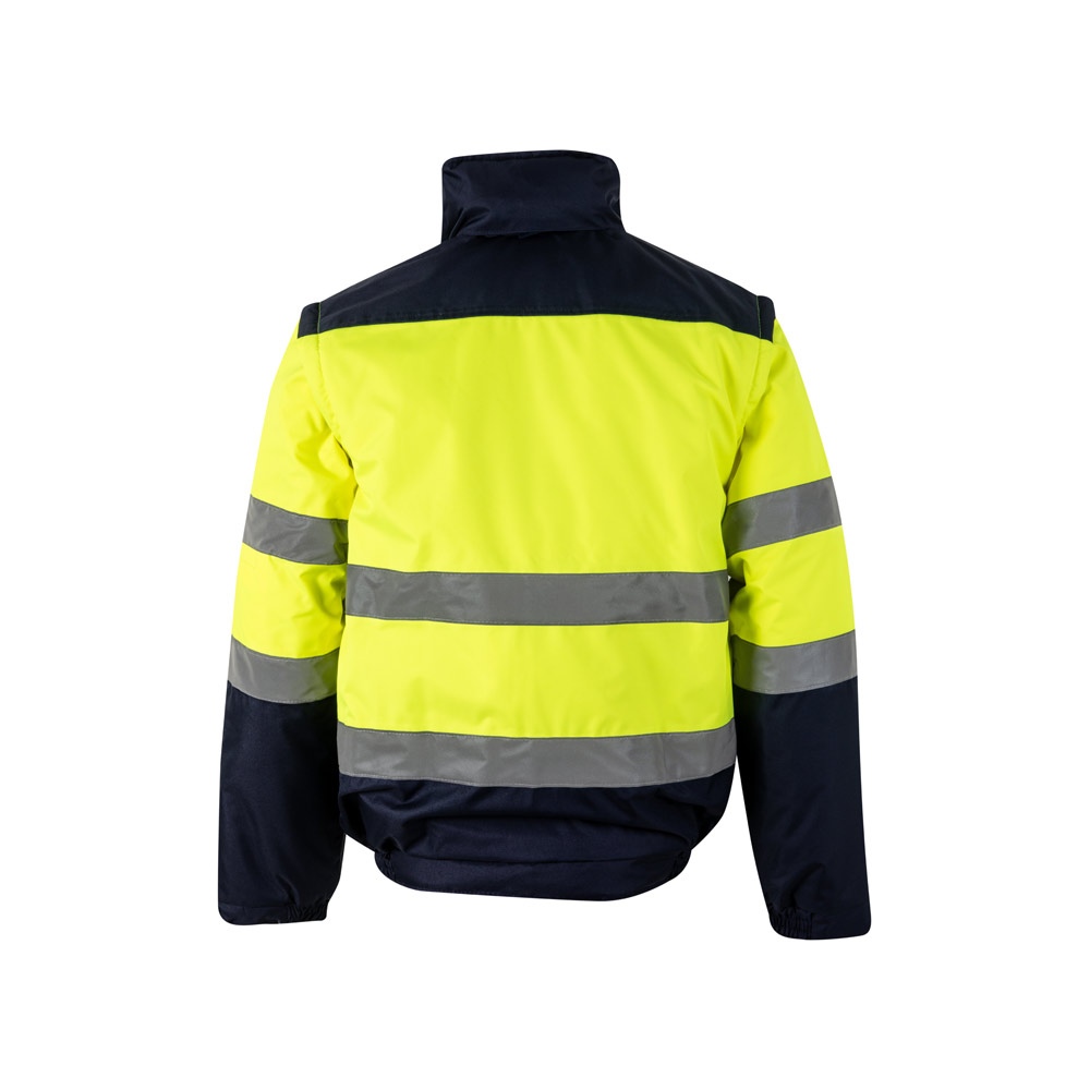 VL JUPITER. Veste rembourrée bicolore (180g/m²) en polyester (100%), avec fintion PU 7