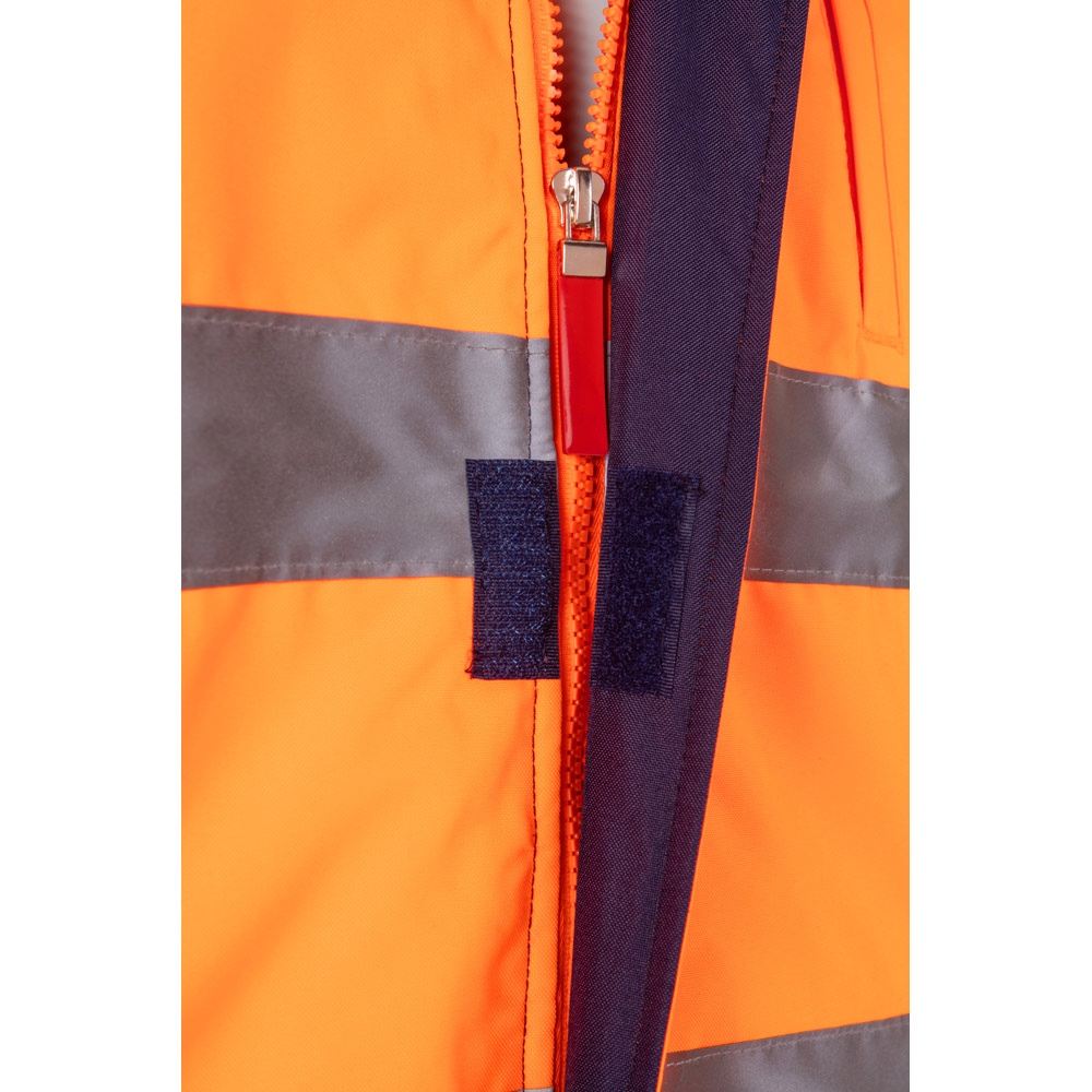 VL JUPITER LARGE. Veste rembourrée bicolore (180g/m²) en polyester (100%), avec finition PU 20