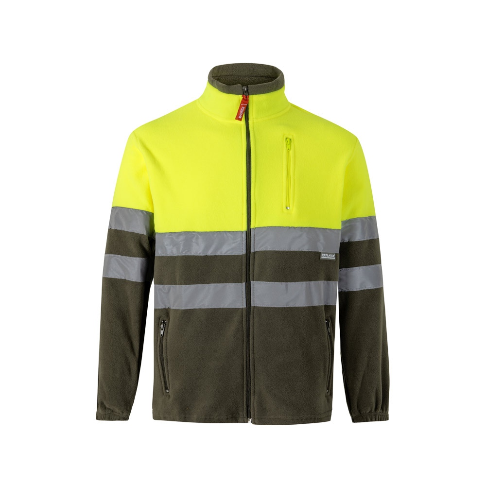 VL EROS. Veste polaire bicolore (280g/m²), en polyester (100%) 9