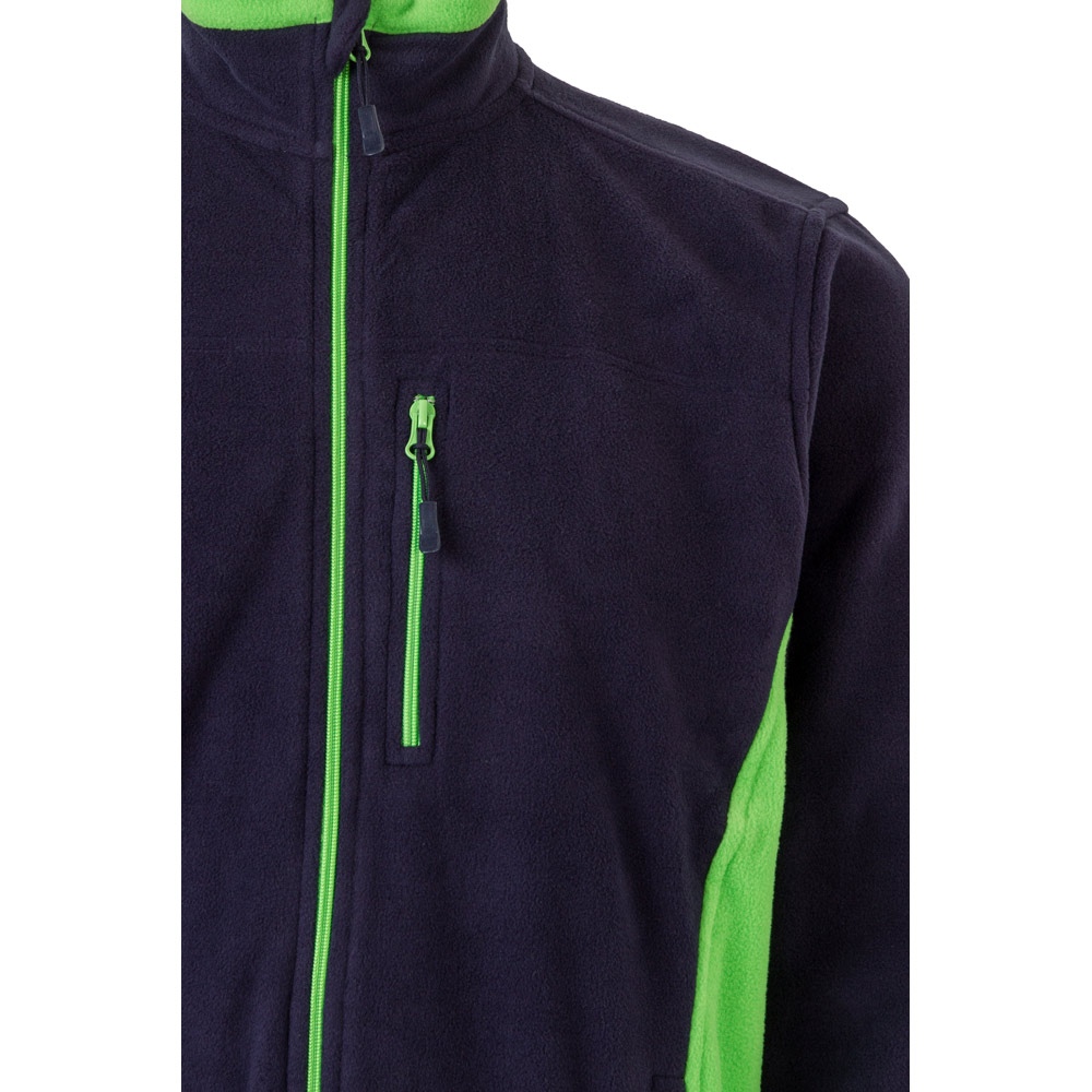 VL GERAS. Veste polaire bicolore (220g/m²) en polyester (100%) 47